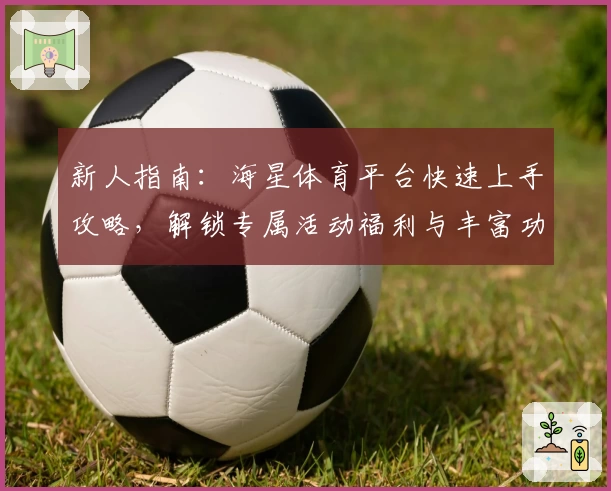 新人指南：海星体育平台快速上手攻略，解锁专属活动福利与丰富功能亮点